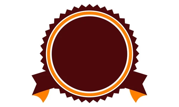 Plantilla emblema en blanco — Vector de stock