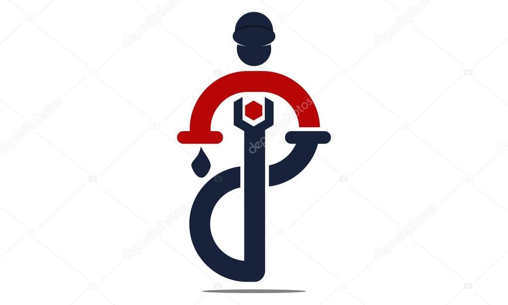 Pipe Solutions Logo Design Template Vector