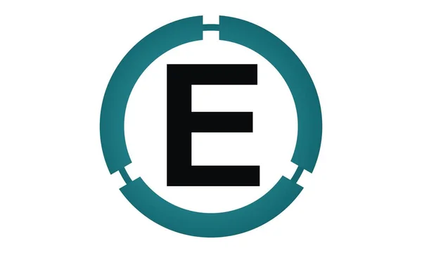 Ikona nowoczesne rozwiązanie litera E — Wektor stockowy
