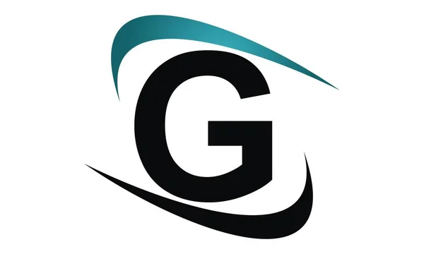 Solution icône moderne Lettre G — Image vectorielle