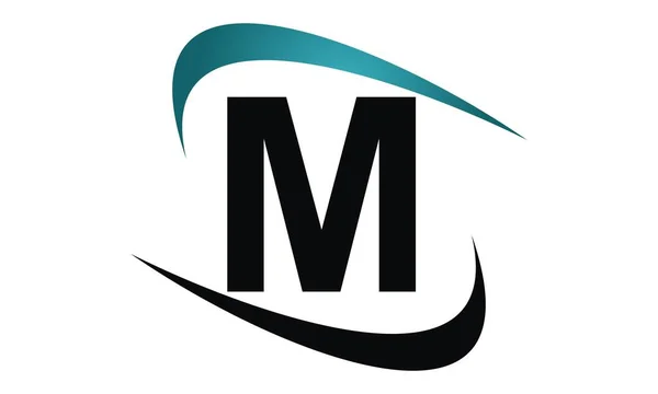 Moderne icoon oplossing Letter M — Stockvector