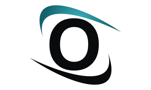 Moderne icoon oplossing Letter O — Stockvector