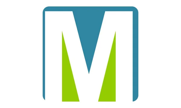 Moderne oplossing Letter M — Stockvector