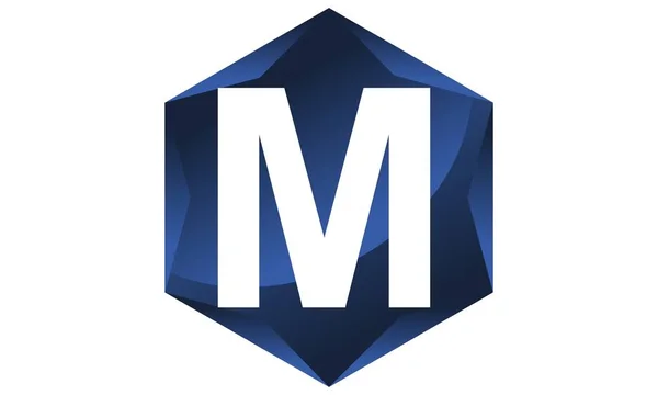 Modern Letter M — Stock Vector