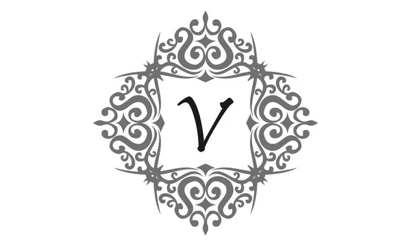 Modern Letter V — Stock Vector