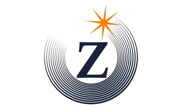 Solución moderna Letra Z — Vector de stock