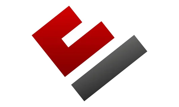 Letter E Modern — Stockvector