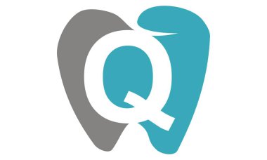 Sağlıklı diş bakımı harf Q