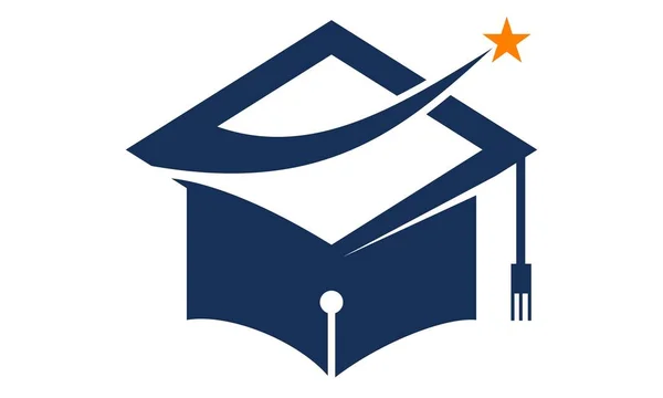 Student rozwiązanie Logo szablon wektor — Wektor stockowy