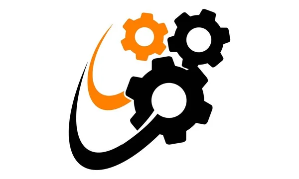Prędkość biegu Logo szablon wektor — Wektor stockowy