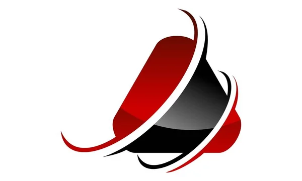 Driehoek oplossing Logo ontwerp sjabloon Vector — Stockvector