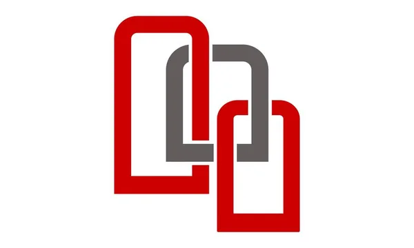 Łańcuch połączenia Logo szablon wektor — Wektor stockowy