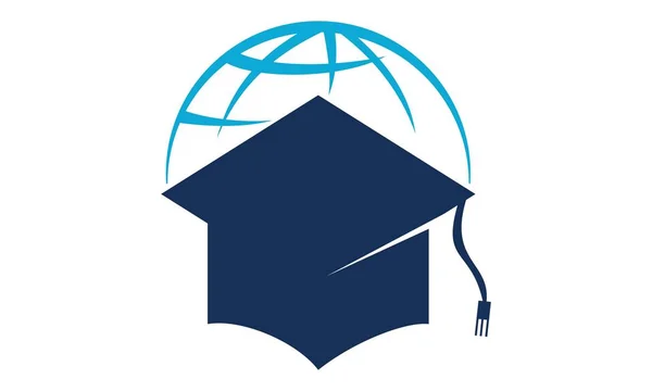 世界教育ロゴ デザイン テンプレート ベクトル — ストックベクタ