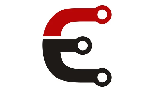 Буква E Electric Symbol — стоковый вектор