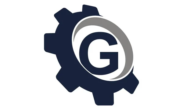 Gear Logo litera G — Wektor stockowy