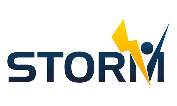 Firma Storm list — Wektor stockowy