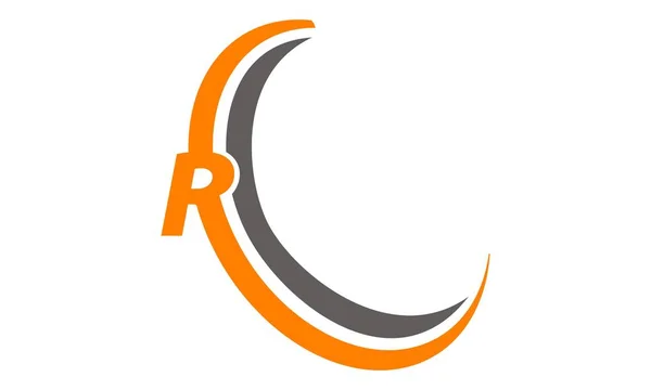 Буква R Modern — стоковый вектор