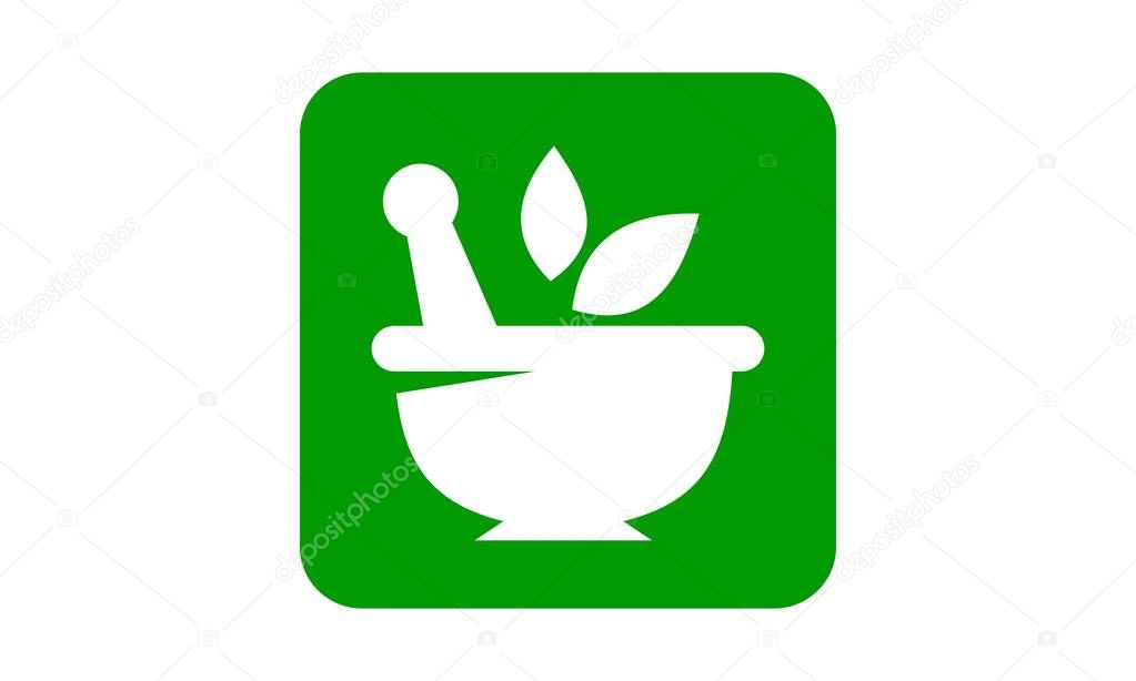 Pharmacy Bowl Logo Design Template Vector