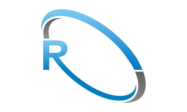 Bokstaven R Logo Design mall vektor — Stock vektor