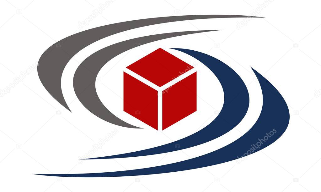 Delivery Product Transportation Logo Design Template Vector