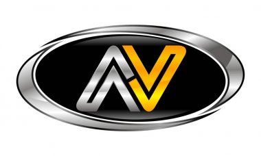 Letter AV Modern