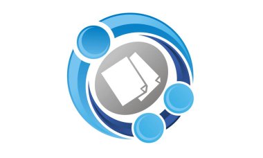 Arabuluculuk Logo tasarım şablonu vektör