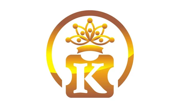 字母 K 冠 — 图库矢量图片