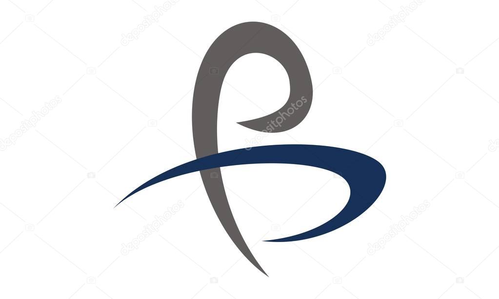Letter P B Modern
