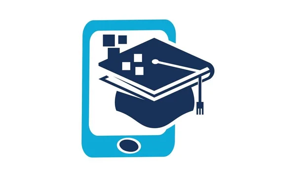 Mobile Learning Logo szablon wektor — Wektor stockowy