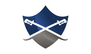 Kalkan ve iki kılıç