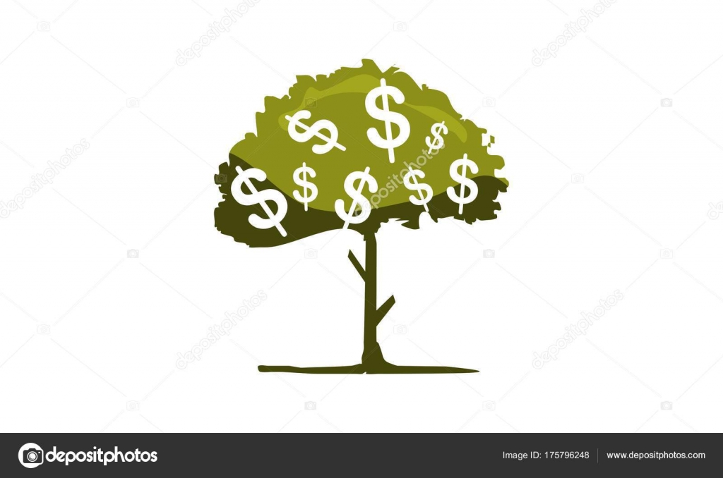Money Tree Logo Design Template Vector Stock Vector C Alluranet - money tree logo design template vector stock vector