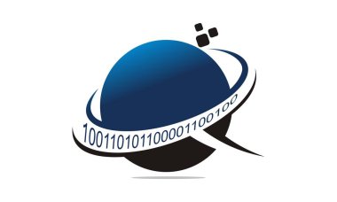 Internet Logo tasarım şablonu vektör programlama