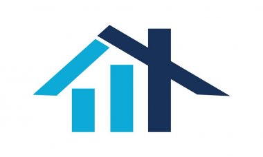 Emlak yatırım Logo tasarım şablonu vektör