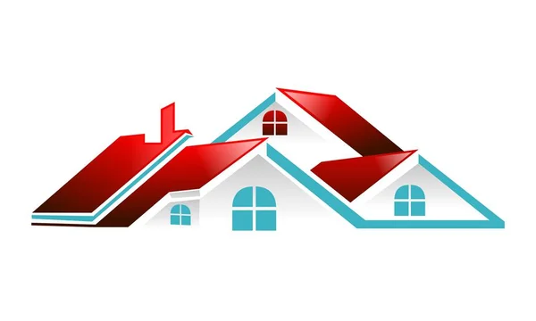 Wektor dachu nieruchomości — Wektor stockowy