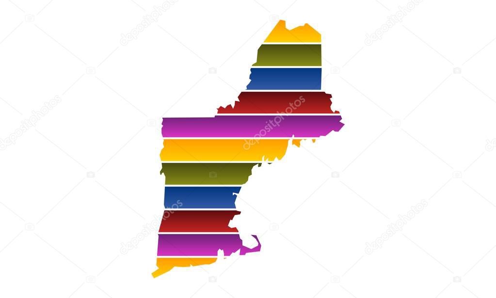 New England Traveling Logo Design Template Vector