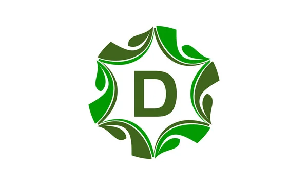 Centrum řešení projektu Zelená Initial D — Stockový vektor