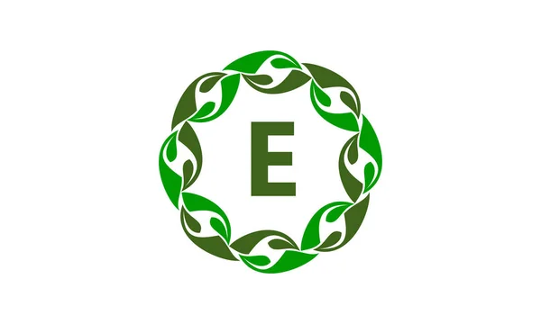 Yeşil Proje Çözüm Merkezi ilk E — Stok Vektör