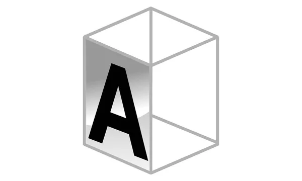 Moderní symbol řešení dopis — Stockový vektor