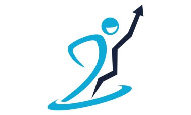 İş liderlik Logo tasarım şablonu vektör