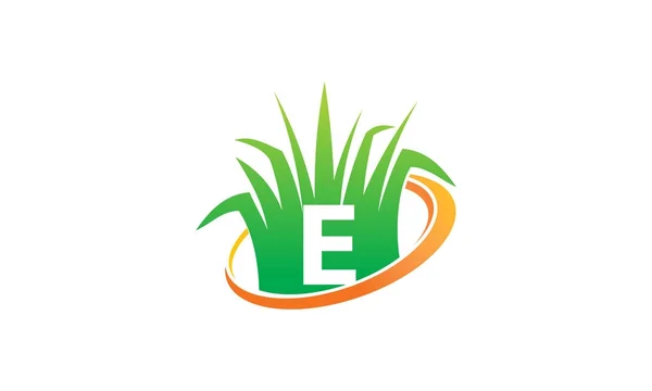 Lawn Care Center eerste E — Stockvector