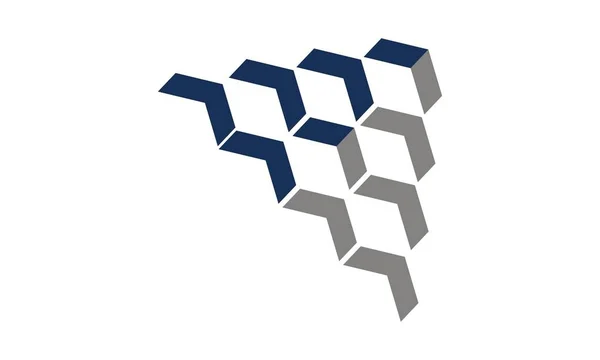 Conceito de Liderança Logo Design Template Vector — Vetor de Stock