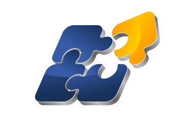 İş çözümleri Logo tasarım şablonu vektör