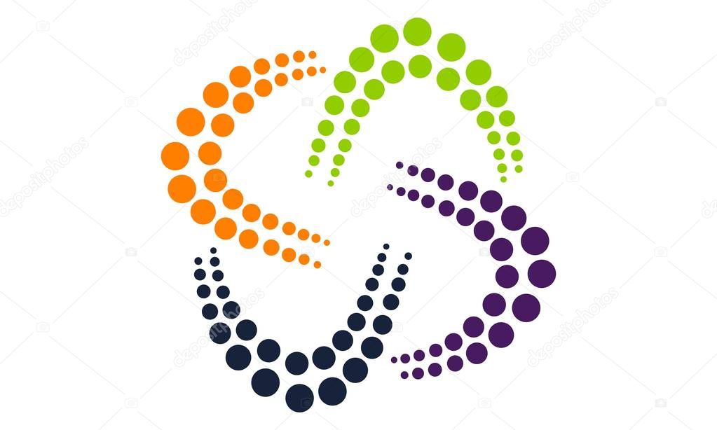 Infinity Motion Solution Logo Design Template Vector