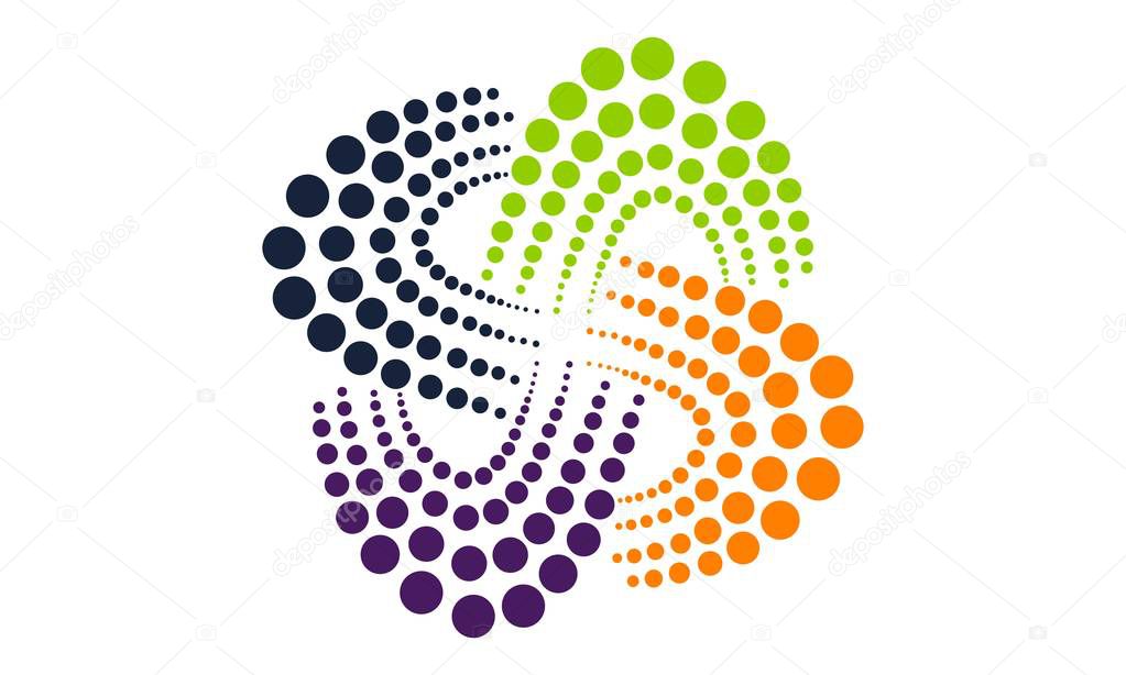 Infinity Motion Solution Logo Design Template Vector