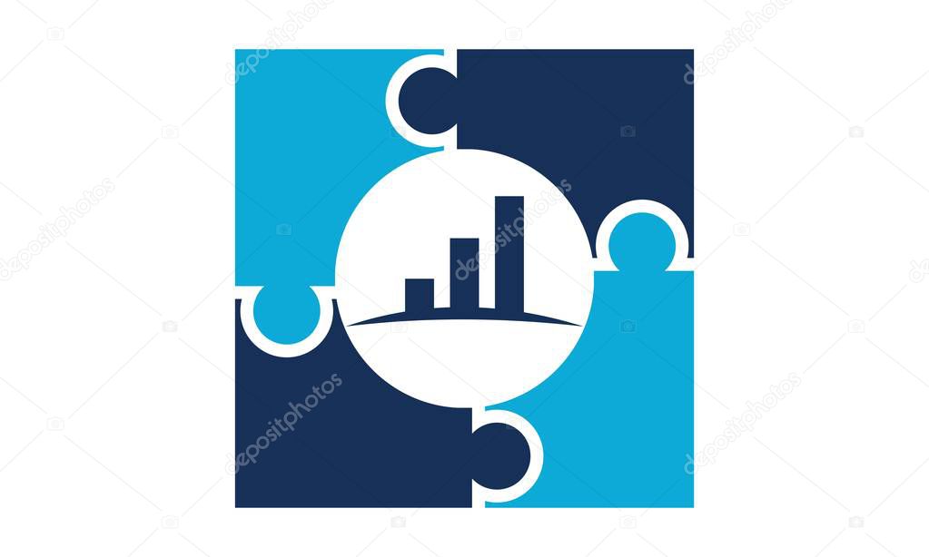 Business Strategy Alliance Logo Design Template Vector