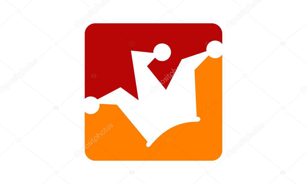 Joker Hat Logo Design Template Vector