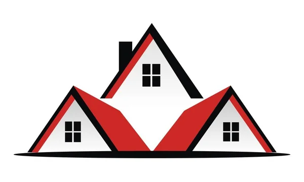 Vettore del tetto immobiliare — Vettoriale Stock