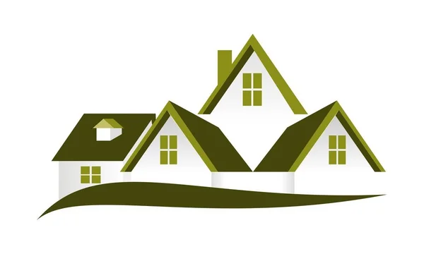Vecteur de toit immobilier — Image vectorielle