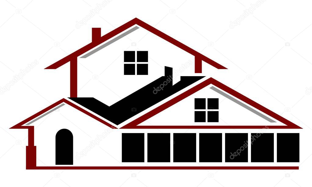 Real Estate Logo Design Template Vector