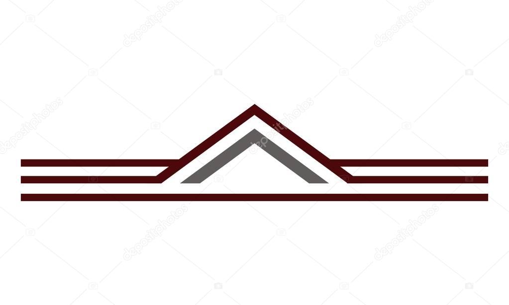 Roof Carpenter Service Logo Design Template Vector